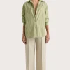 Freja Shirt Green Stripe