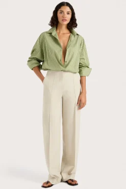 Freja Shirt Green Stripe