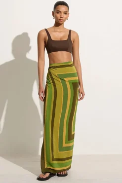 Fátima Pareo Cisco Stripe Palm - Final Sale