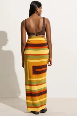 Fátima Pareo Cisco Stripe Sun - Final Sale