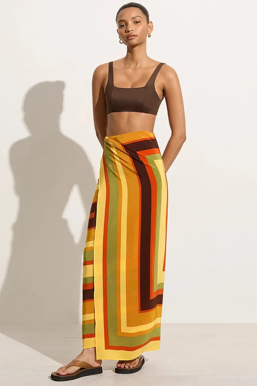 Fátima Pareo Cisco Stripe Sun - Final Sale