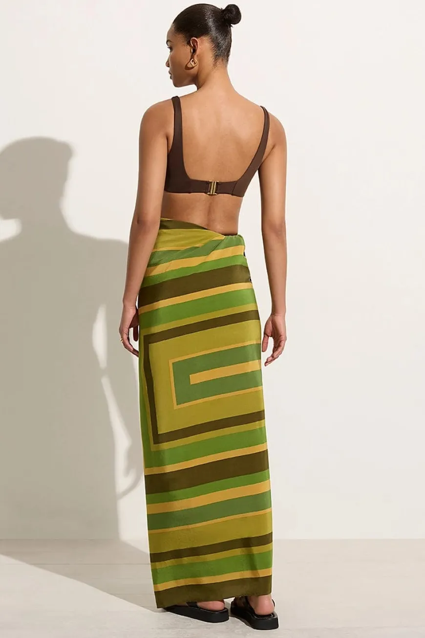 Fátima Pareo Cisco Stripe Palm - Final Sale