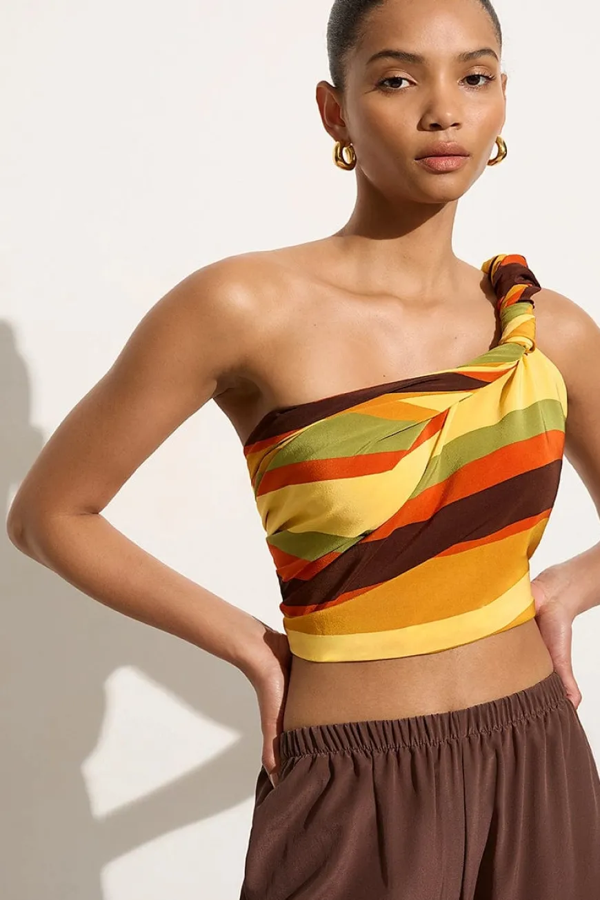 Fátima Pareo Cisco Stripe Sun - Final Sale