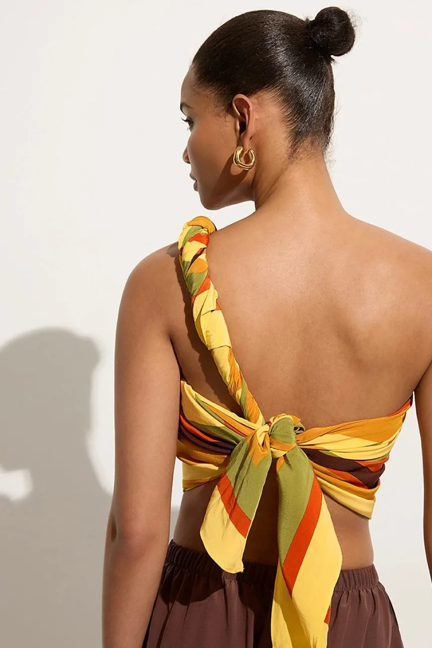 Fátima Pareo Cisco Stripe Sun - Final Sale