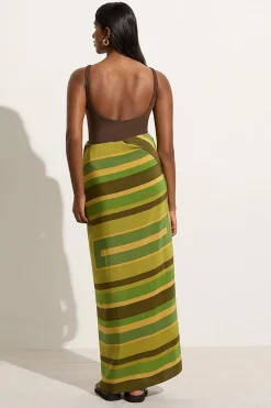 Fátima Pareo Cisco Stripe Palm - Final Sale