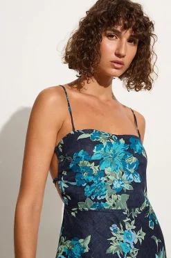 Garcia Maxi Dress Escala Floral Navy - Final Sale