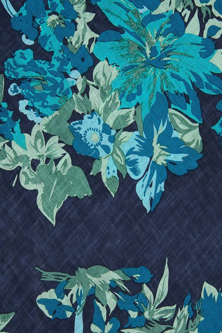 Garcia Maxi Dress Escala Floral Navy - Final Sale