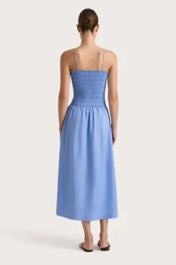 Geriba Midi Dress Mid Blue