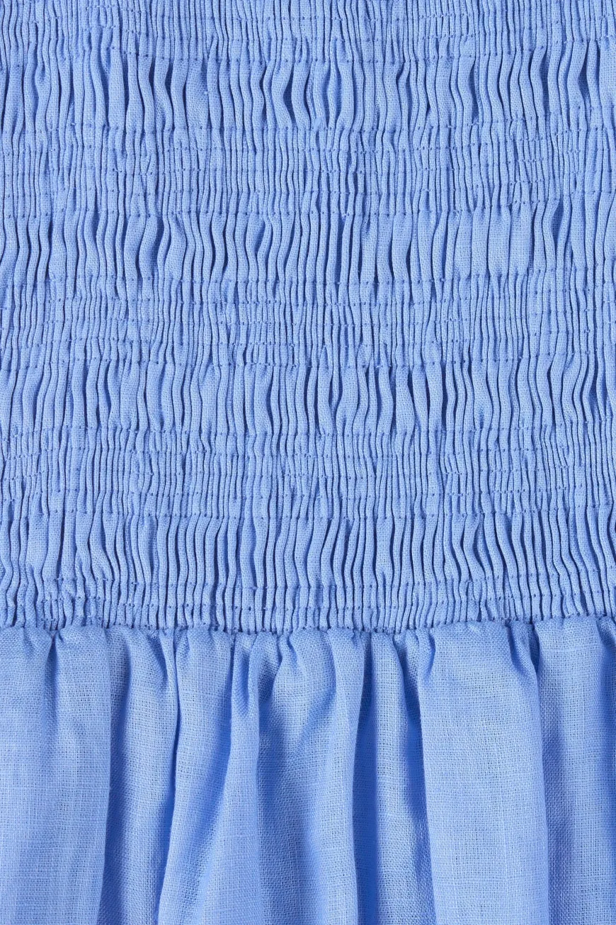 Geriba Midi Dress Mid Blue