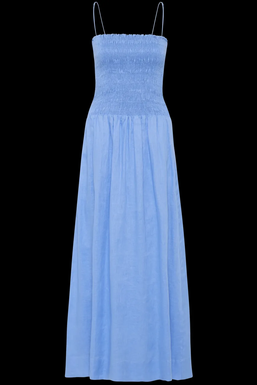 Geriba Midi Dress Mid Blue