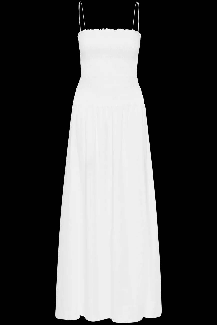 Geriba Midi Dress White