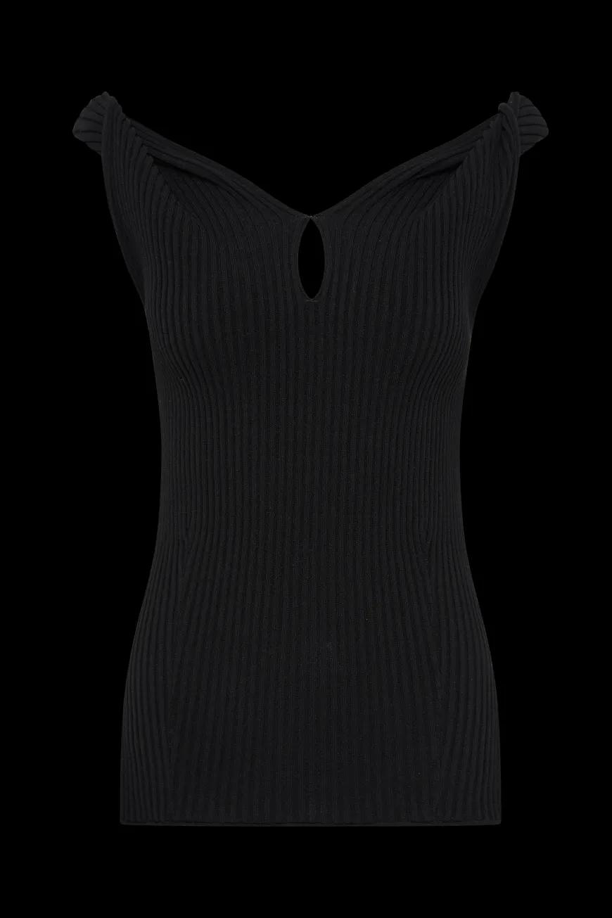 Heidi Knit Top Black