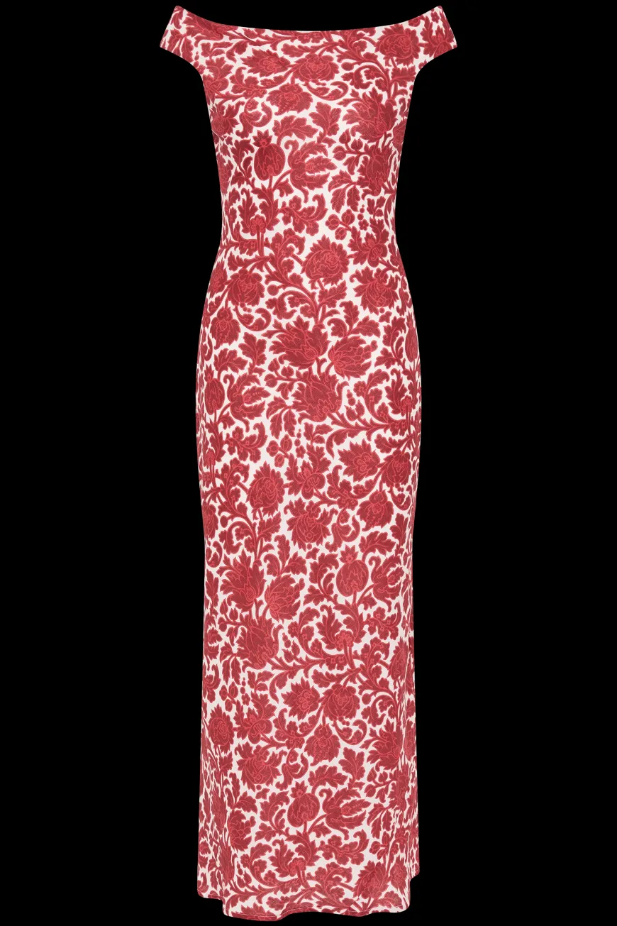 Ilride Maxi Dress Heuchera Print
