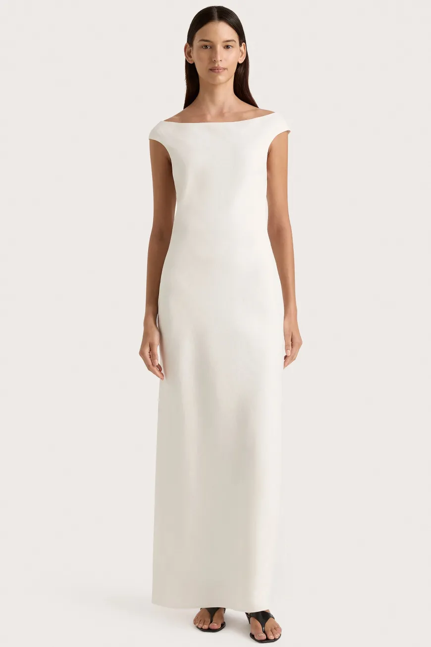 Ilride Maxi Dress White
