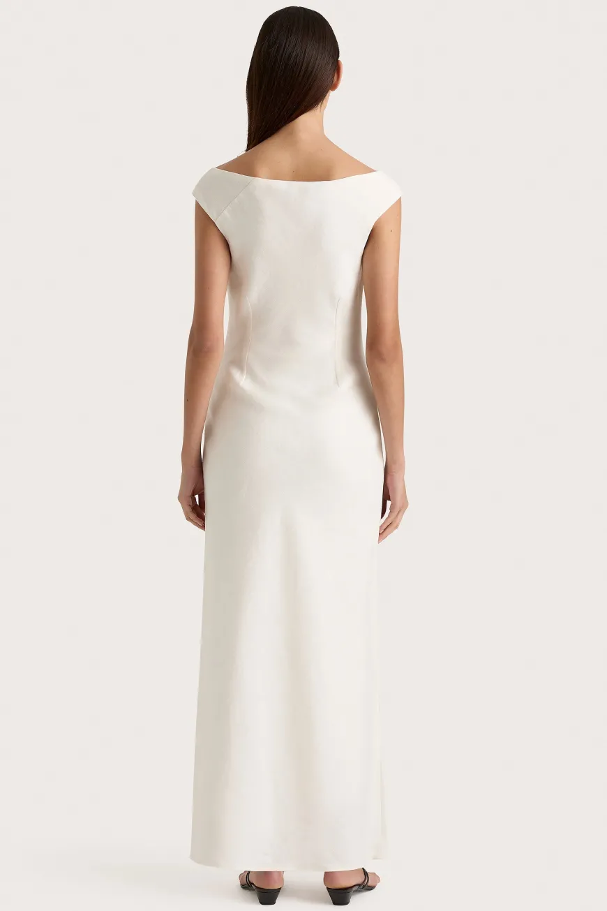 Ilride Maxi Dress White