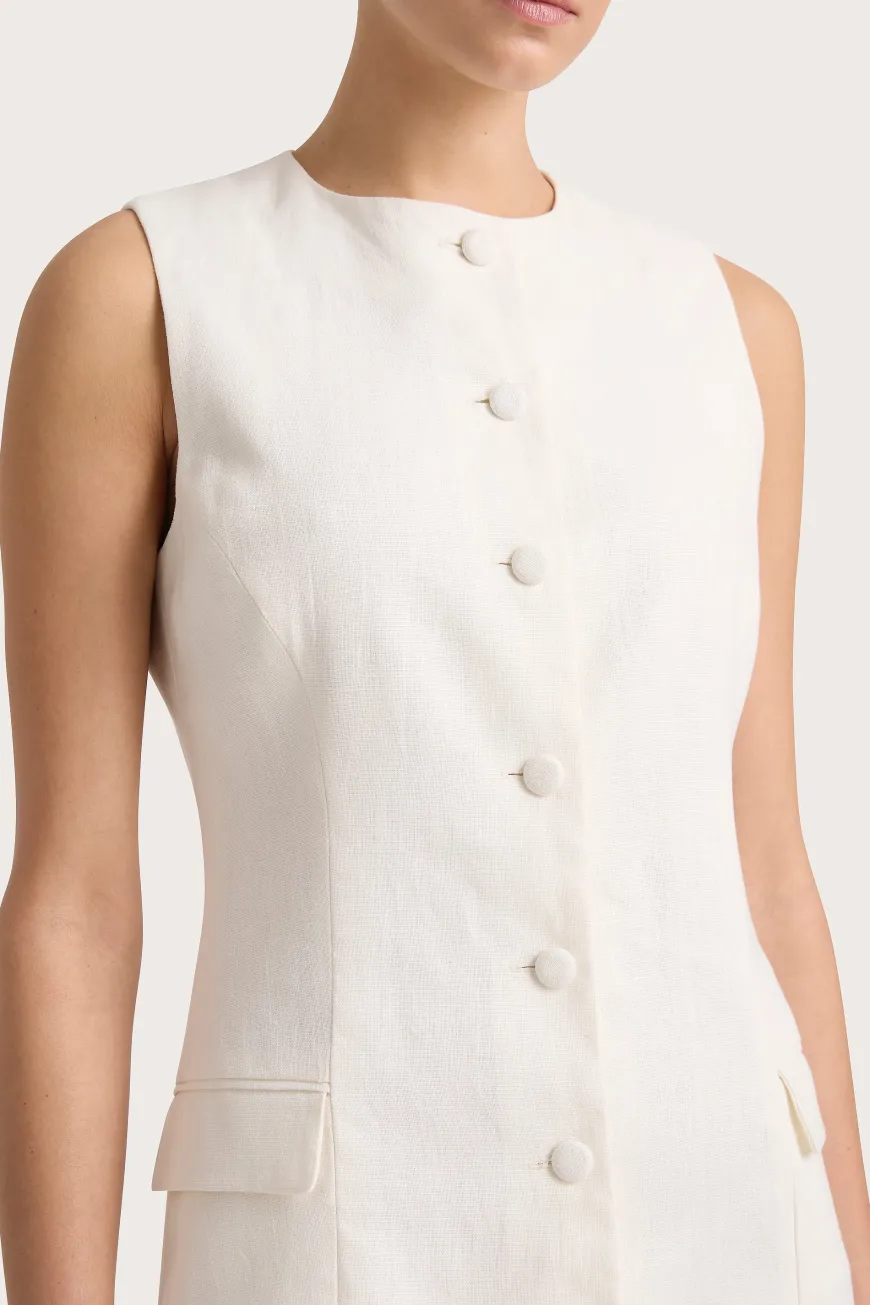Jane Mini Dress White