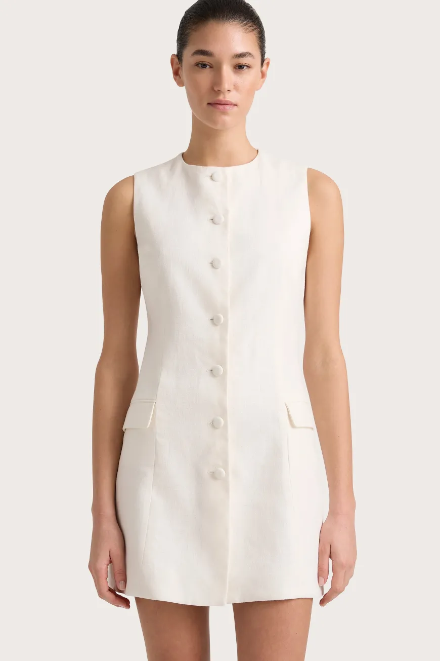 Jane Mini Dress White