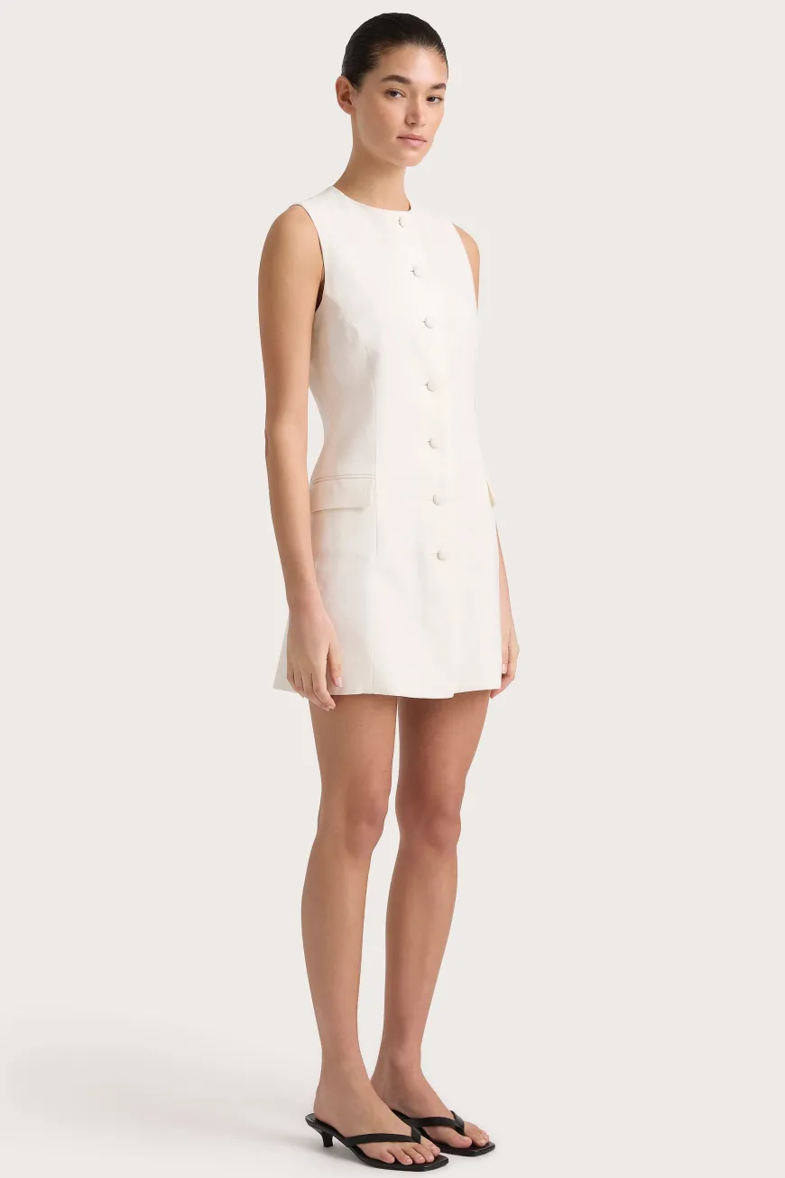 Jane Mini Dress White