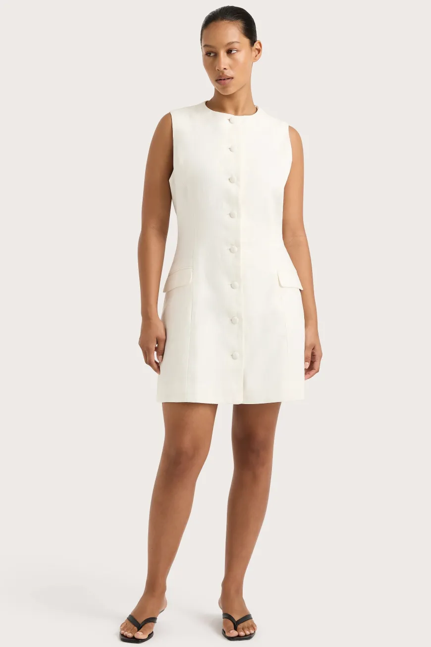 Jane Mini Dress White