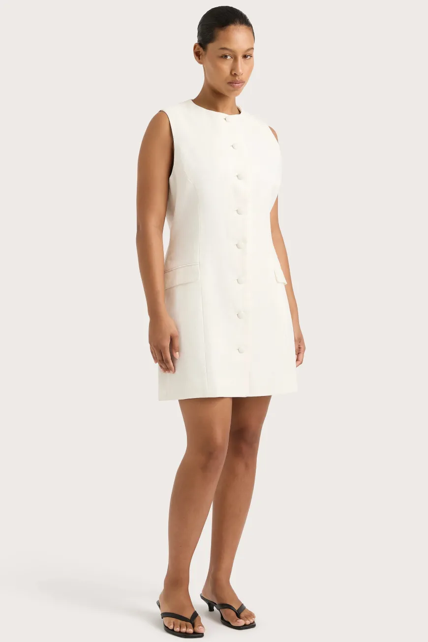 Jane Mini Dress White