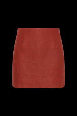 Jane Mini Skirt Garnet