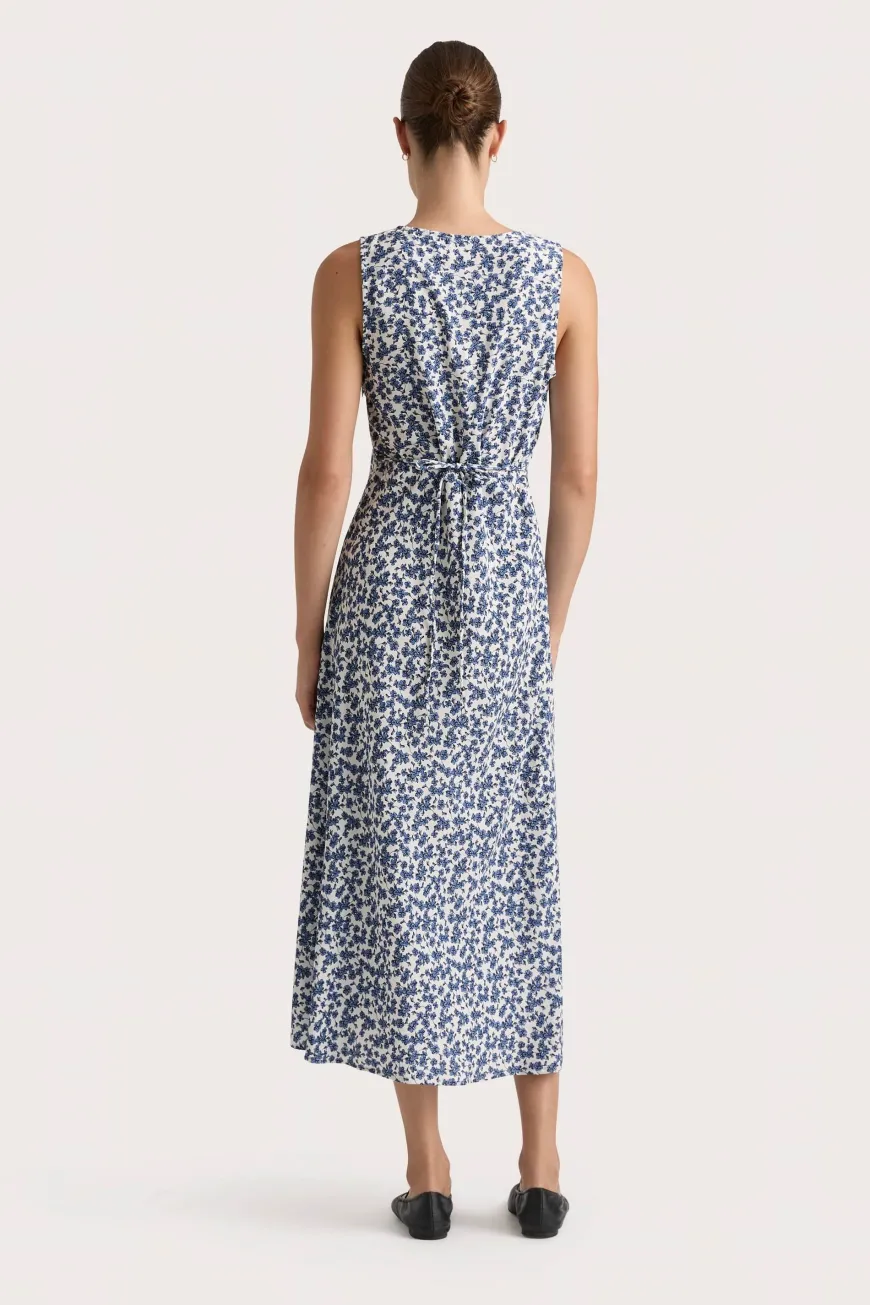 Jardin Midi Dress Leilani Mid Blue