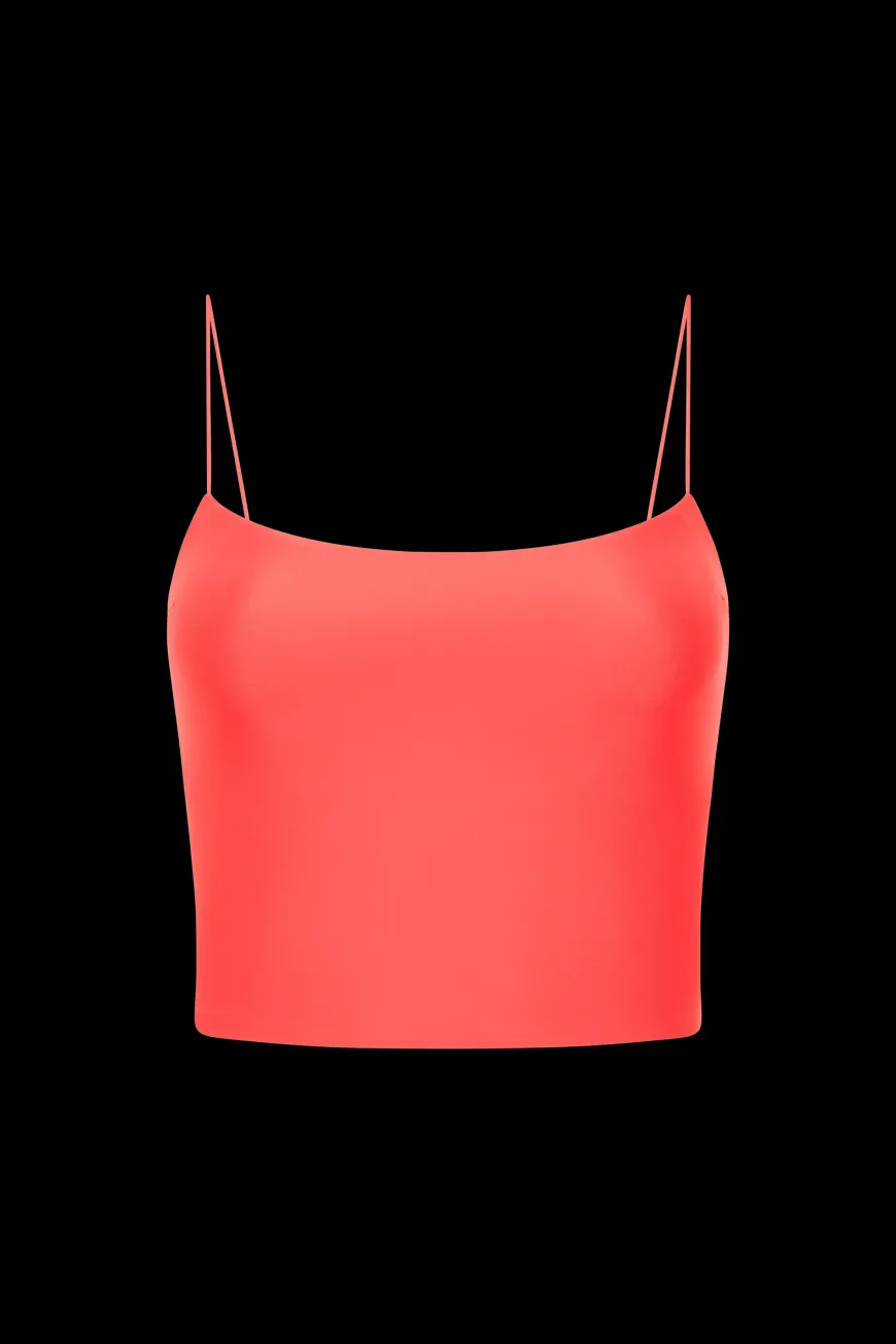 Jean Swim Top Vermillion