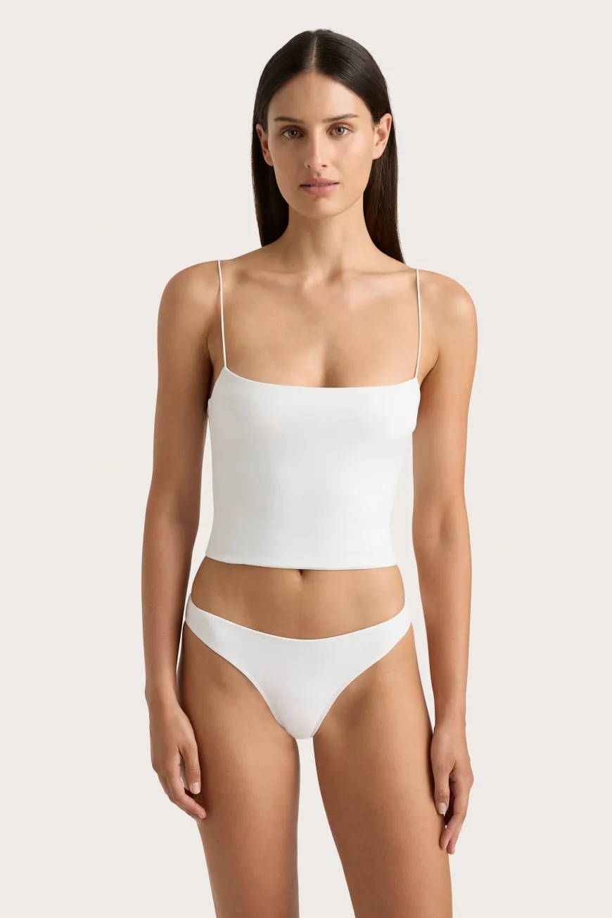 Jean Swim Top White