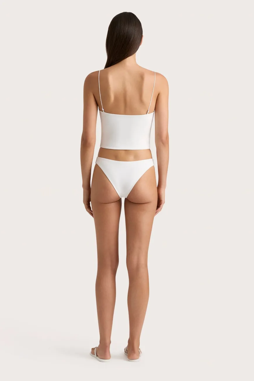 Jean Swim Top White