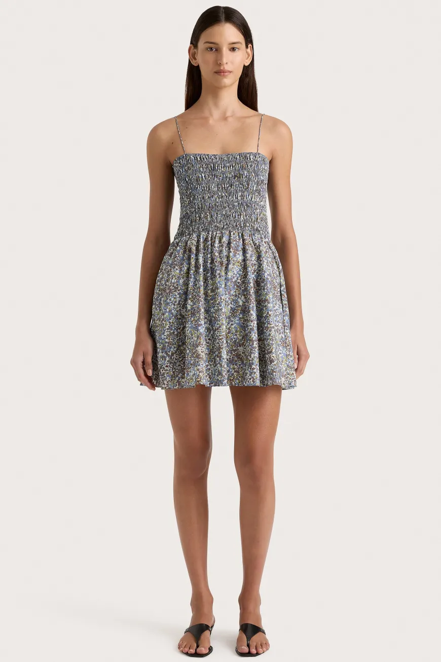 Josa Mini Dress Meander Blue