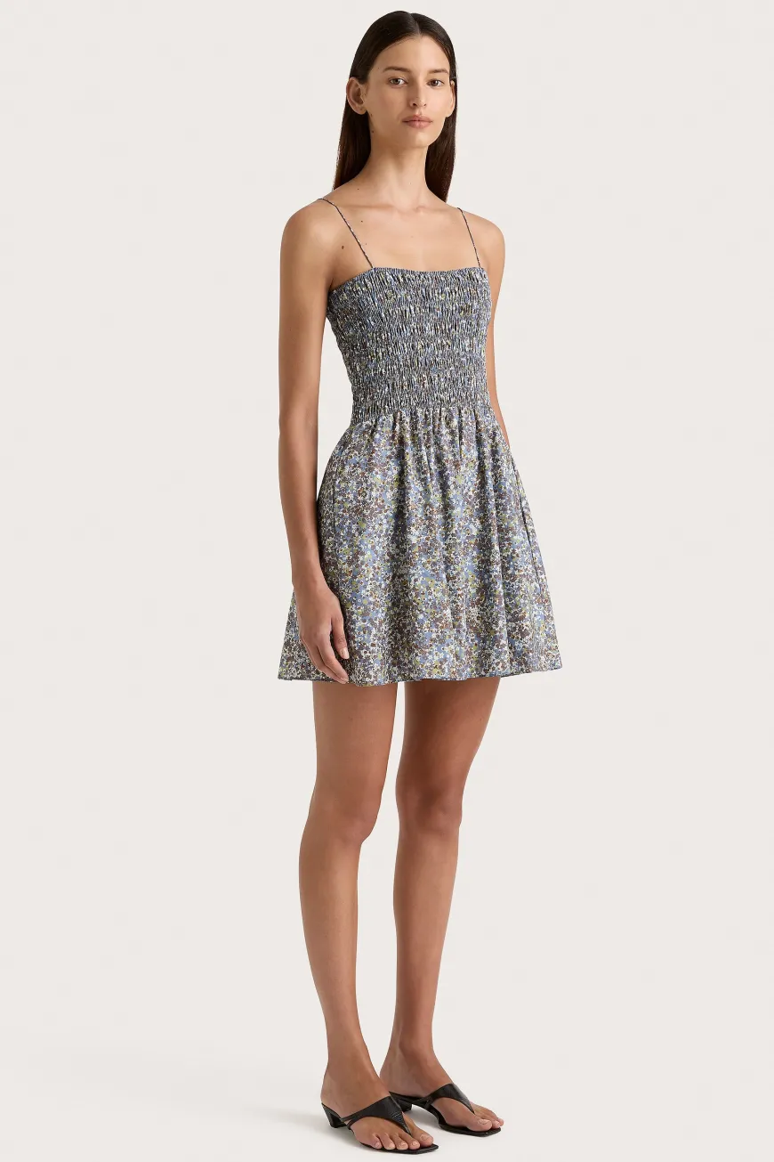 Josa Mini Dress Meander Blue