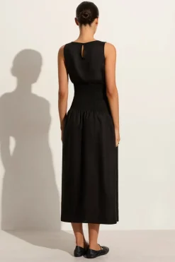La Canella Midi Dress Black - Final Sale