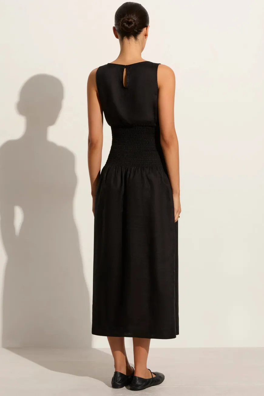 La Canella Midi Dress Black - Final Sale