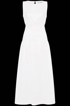 La Canella Midi Dress White - Final Sale