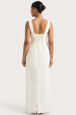 Lais Midi Dress White