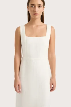 Lais Midi Dress White