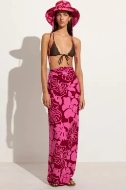 Le Bas Sun Hat Mica Floral Pink - Final Sale