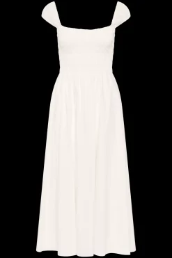 Lene Midi Dress White