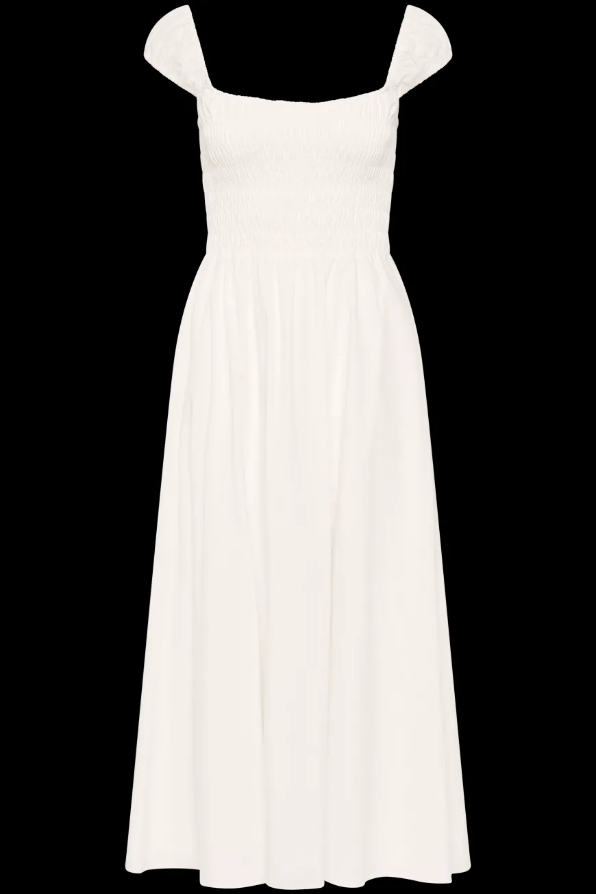 Lene Midi Dress White