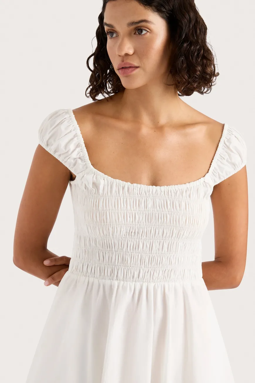 Lene Mini Dress White