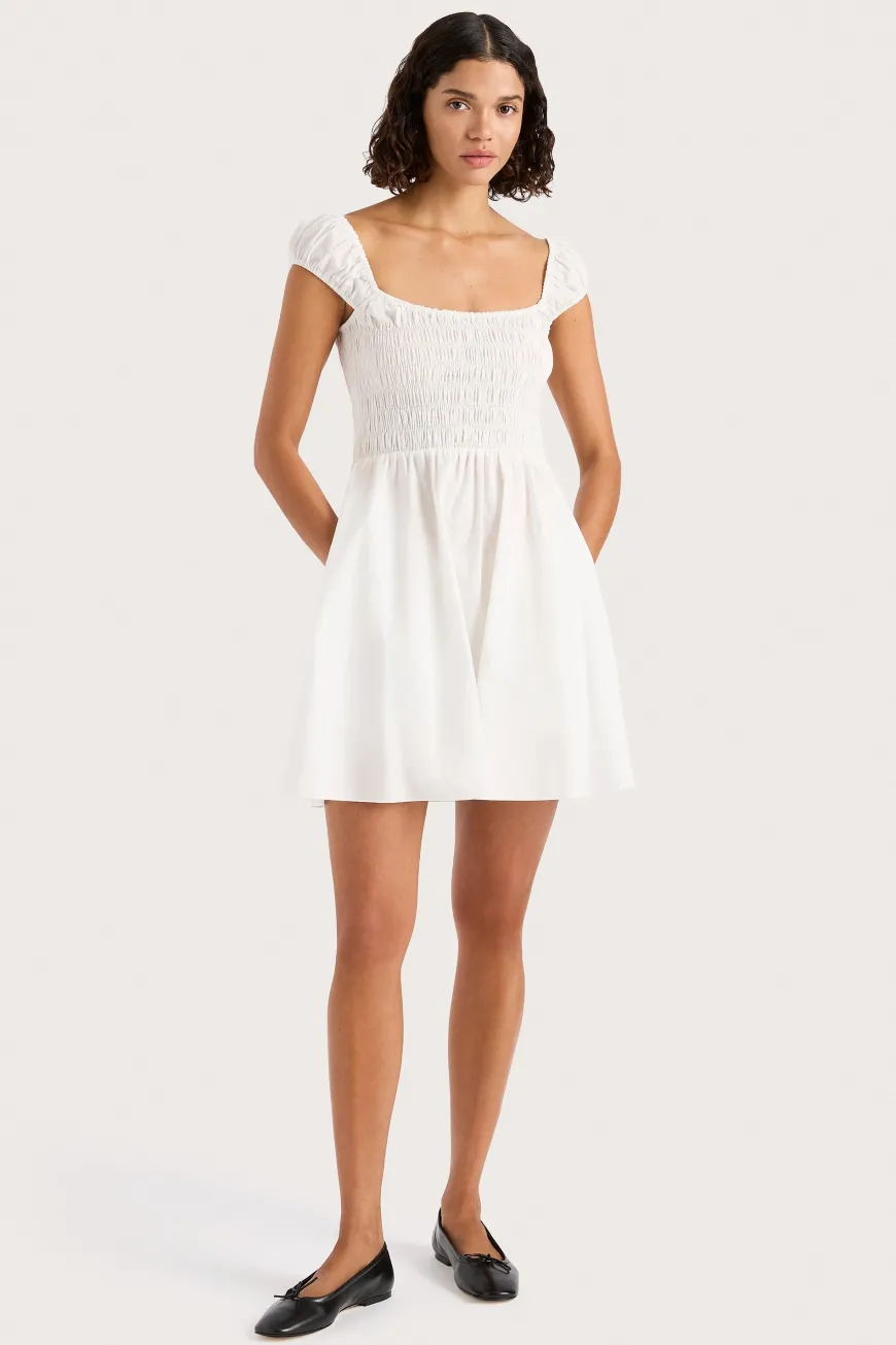 Lene Mini Dress White