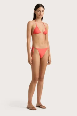 Leo Bikini Bottom Vermillion