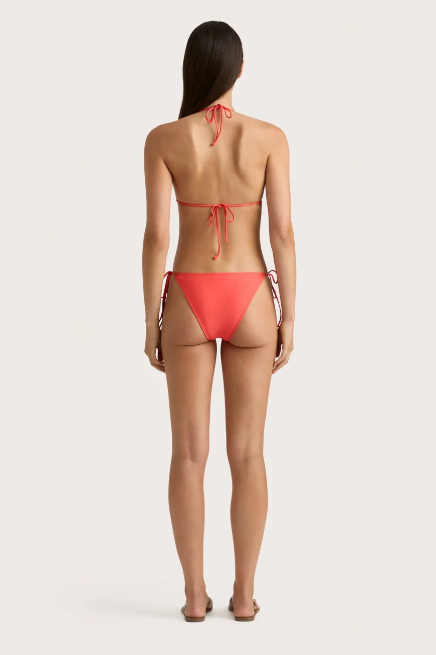 Leo Bikini Bottom Vermillion