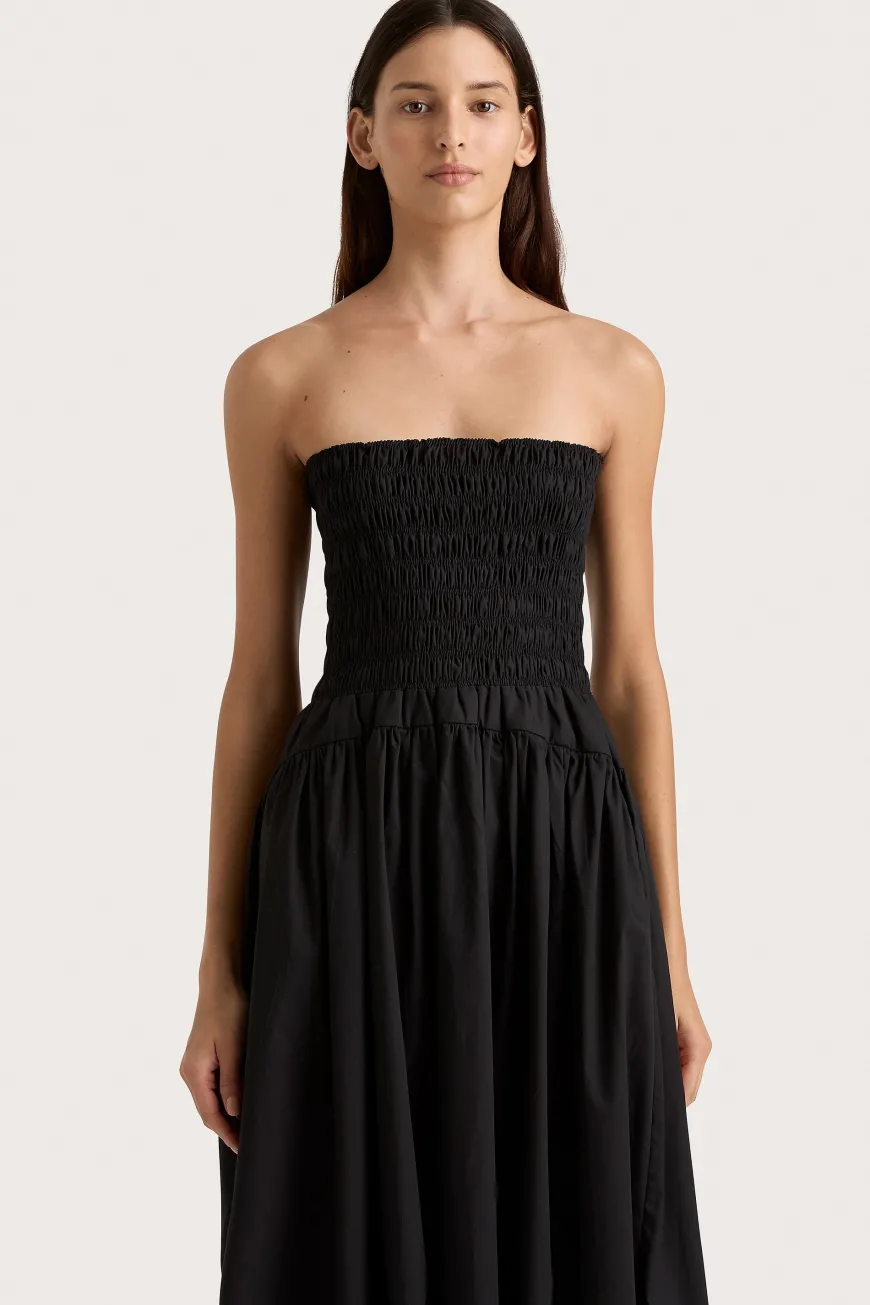 Lida Midi Dress Black