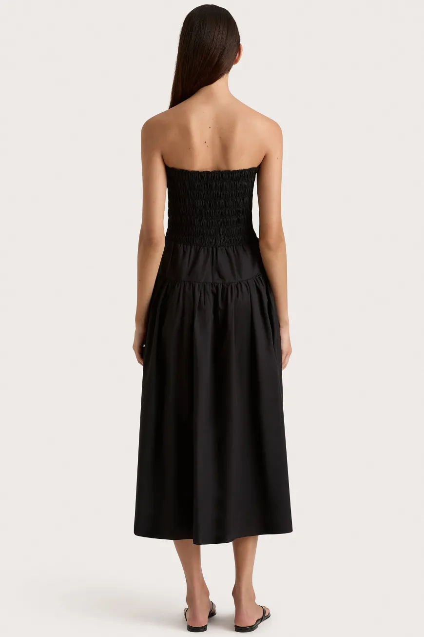 Lida Midi Dress Black