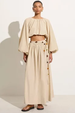 Lido Skirt Creme - Final Sale