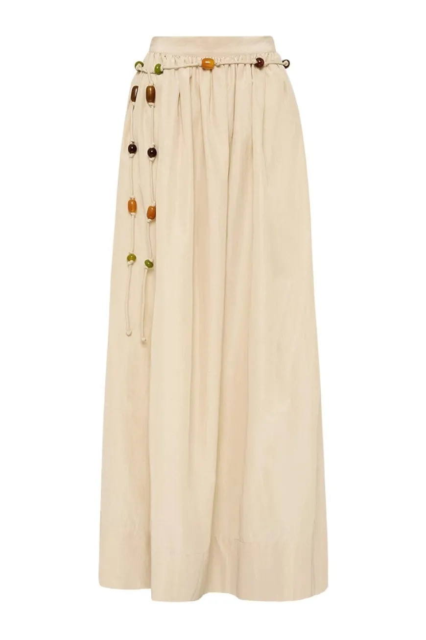 Lido Skirt Creme - Final Sale