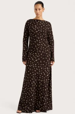 Lilou Maxi Dress Clover Brown