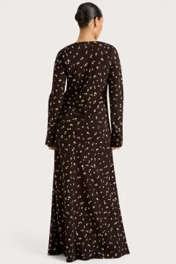 Lilou Maxi Dress Clover Brown
