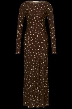 Lilou Maxi Dress Clover Brown